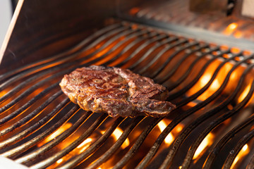 Grilled meat in a top restaurant