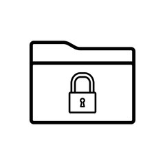 folder - file icon vector design template