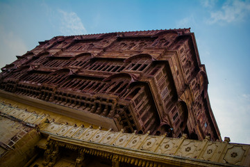 Mehrangarh or Mehran Fort, located in Jodhpur, Rajasthan, is one of the largest forts in India.
