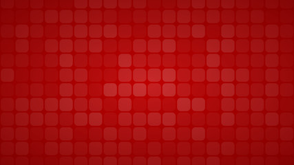Abstract background of small squares or pixels in red colors