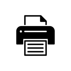 printer icon vector design template