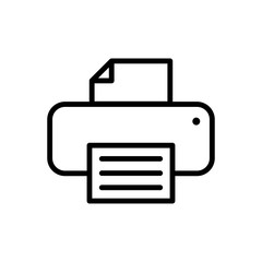 printer icon vector design template