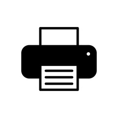 printer icon vector design template