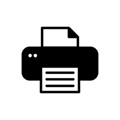 printer icon vector design template