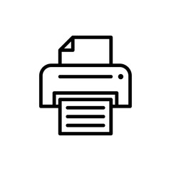 printer icon vector design template