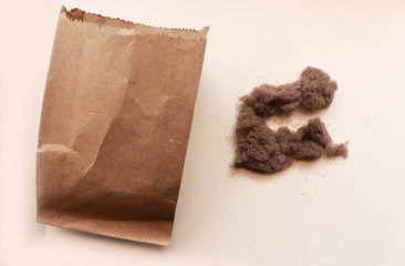Bunch of Dust and One Paper Bag