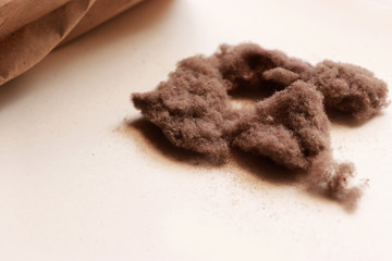 Bunch of Dust and One Paper Bag