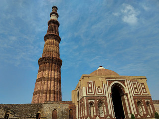 Qutub Minar of  Delhi, India