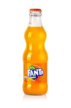 Bottle Of Orange Fanta Drink