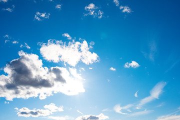 Fototapeta na wymiar Blue sky with cloud,summer sky,nature background