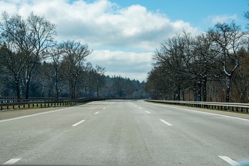 Fototapeta premium Highway in Germany
