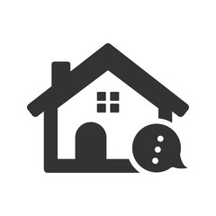 Real estate customer support icon