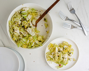 Salade de chou chinois healthy