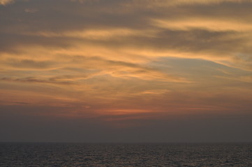sunset at the beach