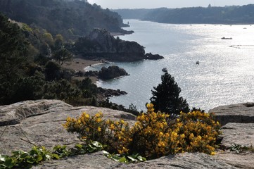 The Brittany coast in Loguivy