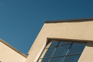Fototapeta na wymiar Low Angle View of Building against Clear Sky