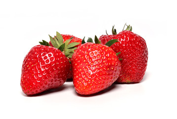 Fresh red strawberry, suitable for making many kinds of food menu.