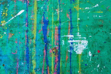 grunge metallic background with streaks of paint