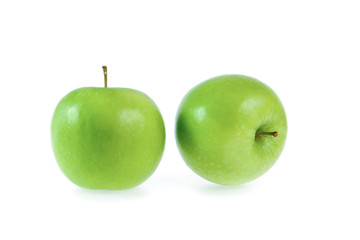green apple isolated on white
