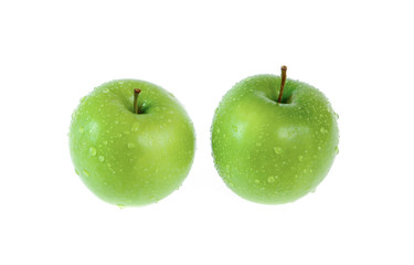 green apple isolated