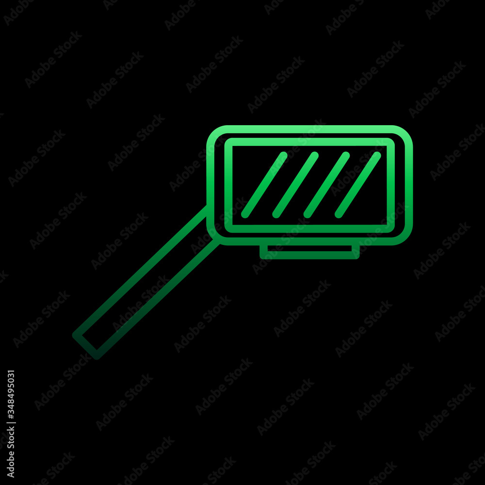 Poster pit stop nolan icon. simple thin line, outline vector of motor sports icons for ui and ux, website o
