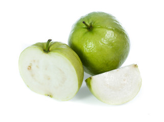 Guava isolated on white background