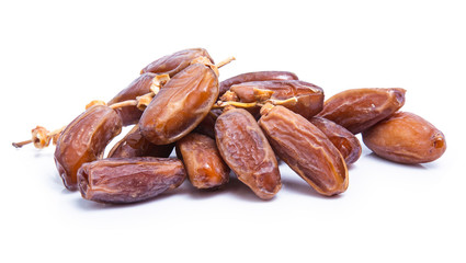 clipping path date palm isolated on white background