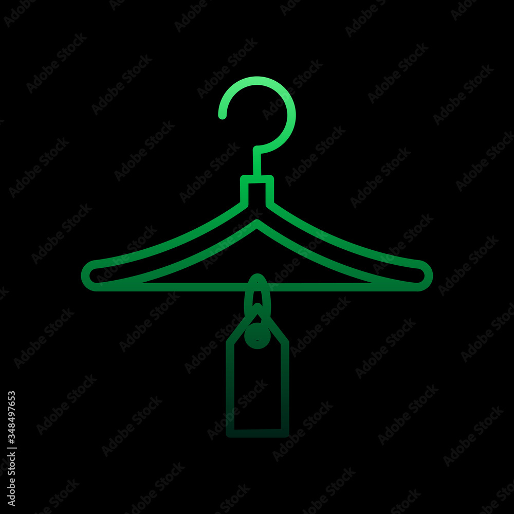 Poster discounts on clothes nolan icon. simple thin line, outline vector of online shopping icons for ui an