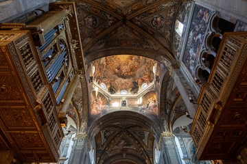 Duomo of Parma, Italy, interior