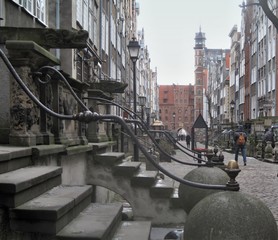 (ulica Mariacka)  La via dell'artigianato e del commercio di Danzica © uva51