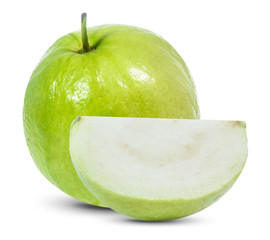 fresh Guava fruit isolated on white background