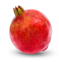 fresh Pomegranate fruit   isolated on white background