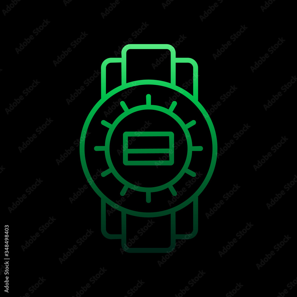 Poster smart payment clock nolan icon. simple thin line, outline vector of online shopping icons for ui and