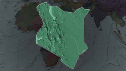 Kenya. Administrative