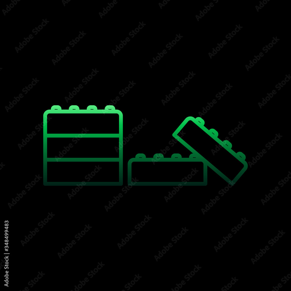 Poster constructor line nolan icon. simple thin line, outline vector of toys icons for ui and ux, website o