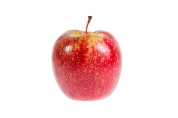 red apple isolated on white