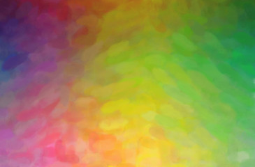 Abstract illustration of purple, green and yellow Watercolor wash background.