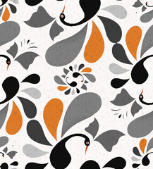 seamless pattern with flowers