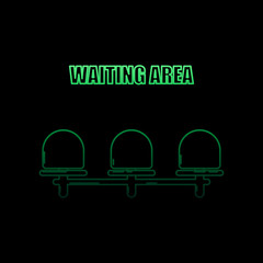 waiting place nolan icon. Simple thin line, outline vector of Airport icons for ui and ux, website or mobile application
