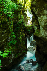 The gorges of tolmin, Eslovenia
