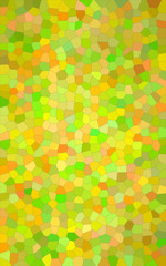 Illustration of Vertical yellow bright Small Hexagon background.