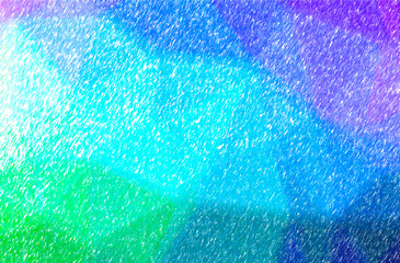 Abstract illustration of blue, green, yellow and red Low Coverage Color Pencil background