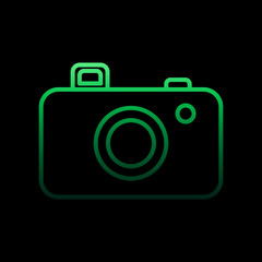 camera line nolan icon. Simple thin line, outline vector of camping icons for ui and ux, website or mobile application