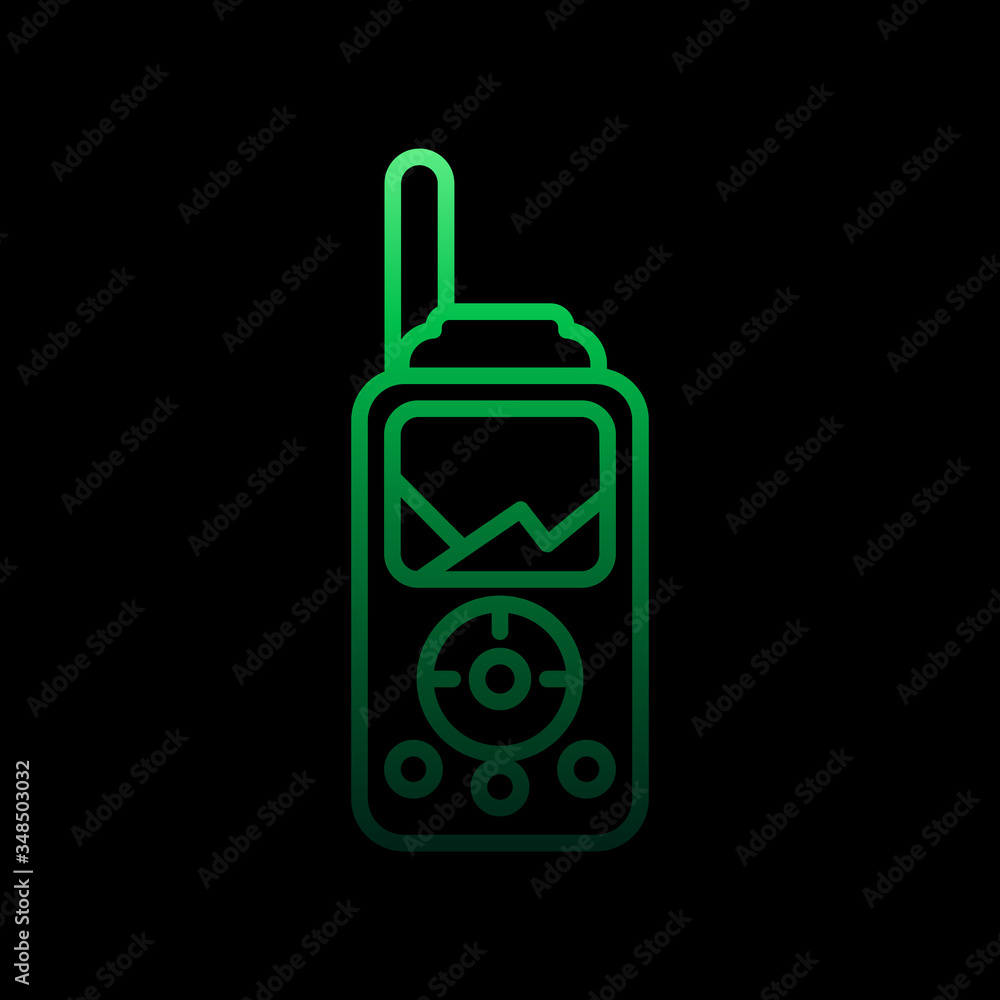 Poster navigator line nolan icon. simple thin line, outline vector of camping icons for ui and ux, website 
