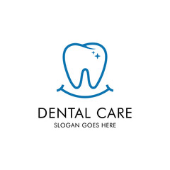 Dental Logo Vector Design Template. 