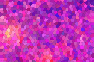 Beautiful abstract illustration of purple and magenta with small hexagon with bright colors paint. Good background for your project.