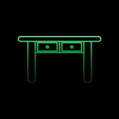 dresser nolan icon. Simple thin line, outline vector of Furniture icons for ui and ux, website or mobile application