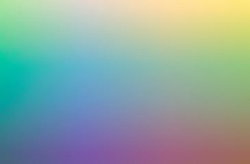 Abstract illustration of blue, green, yellow through the tiny glass background