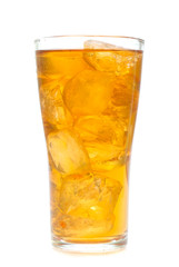 Iced tea  isolated on white