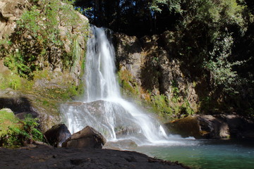 Naklejka premium Waiau Falls Neuseeland